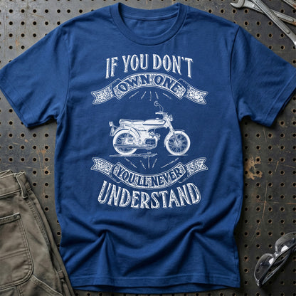 Yamaha Fs1 If You Dont Own One Yamaha Fs1 Youll Never Understand Unisex T-Shirt , Bomuld-Beklædning-Yamaha-Blå Royal-S-Garage Culture Shop- garage - man cave - merchandise