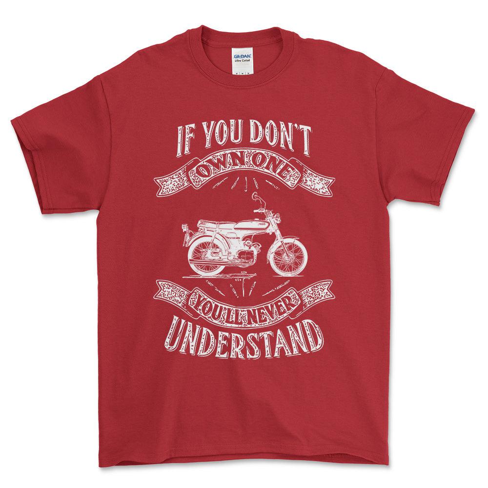 Yamaha Fs1 If You Dont Own One Yamaha Fs1 Youll Never Understand Unisex T-Shirt , Bomuld-Beklædning-Yamaha-Rød-S-Forside-Garage Culture Shop- garage - man cave - merchandise