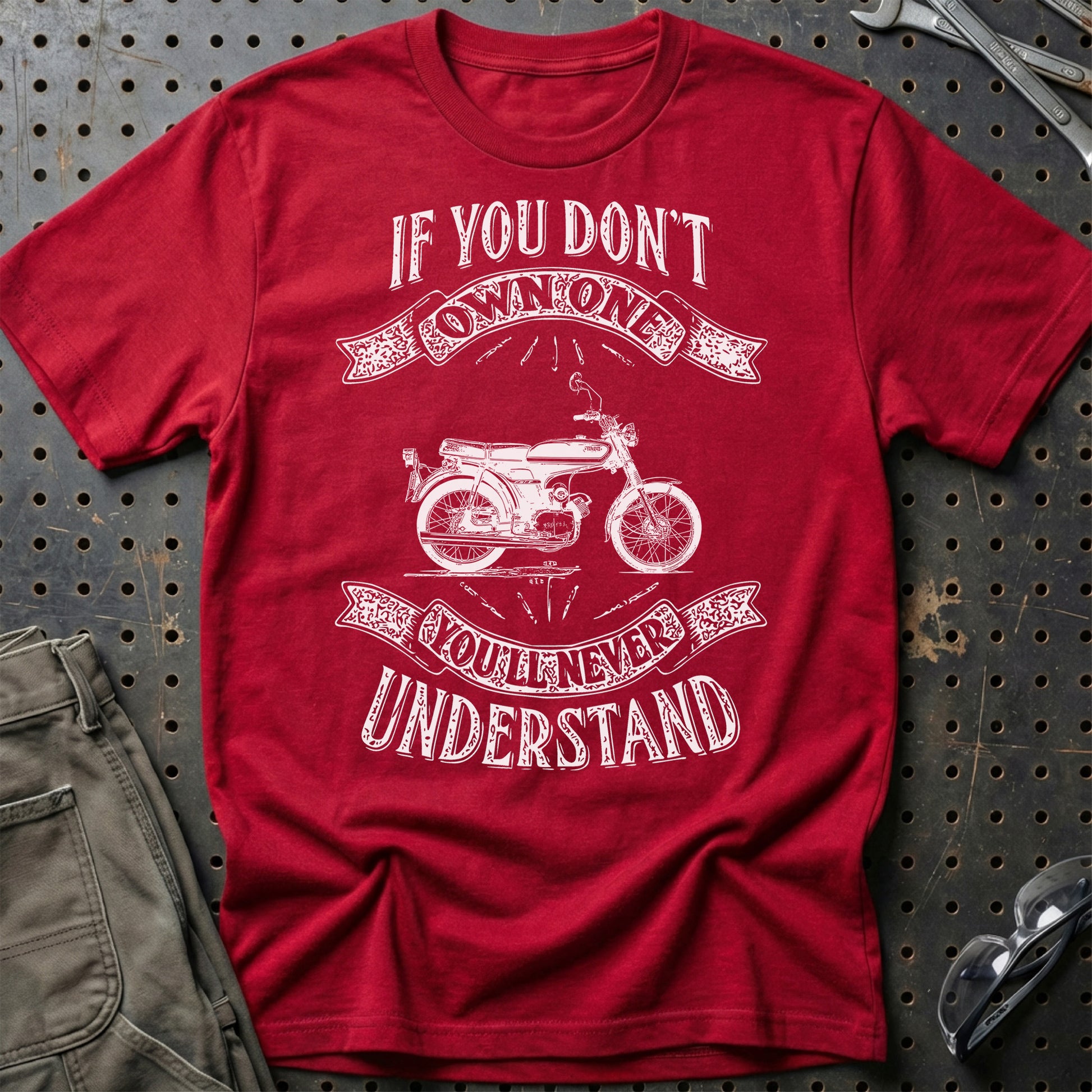 Yamaha Fs1 If You Dont Own One Yamaha Fs1 Youll Never Understand Unisex T-Shirt , Bomuld-Beklædning-Yamaha-Rød-S-Garage Culture Shop- garage - man cave - merchandise