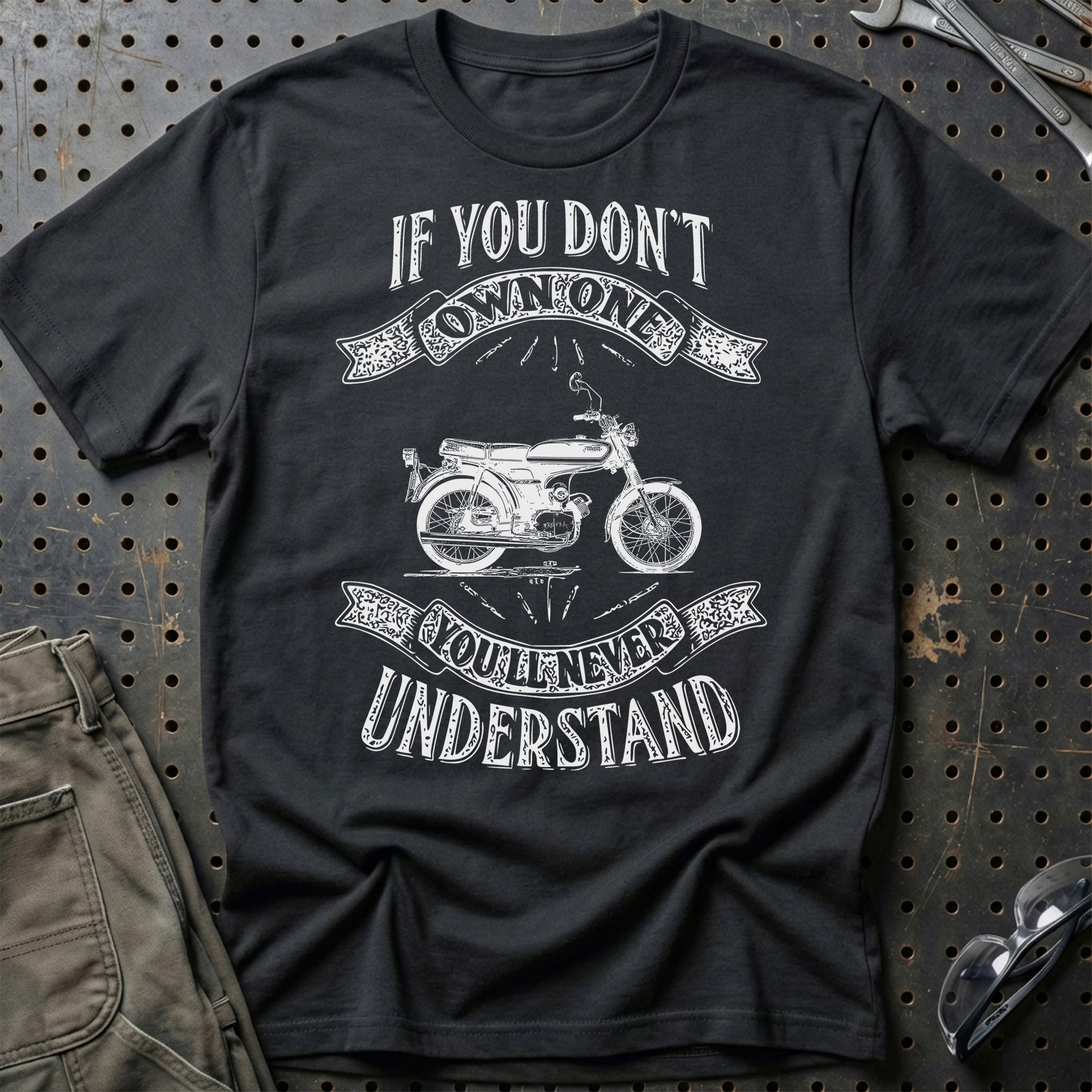 Yamaha Fs1 If You Dont Own One Yamaha Fs1 Youll Never Understand Unisex T-Shirt , Bomuld-Beklædning-Yamaha-Sort-S-Garage Culture Shop- garage - man cave - merchandise
