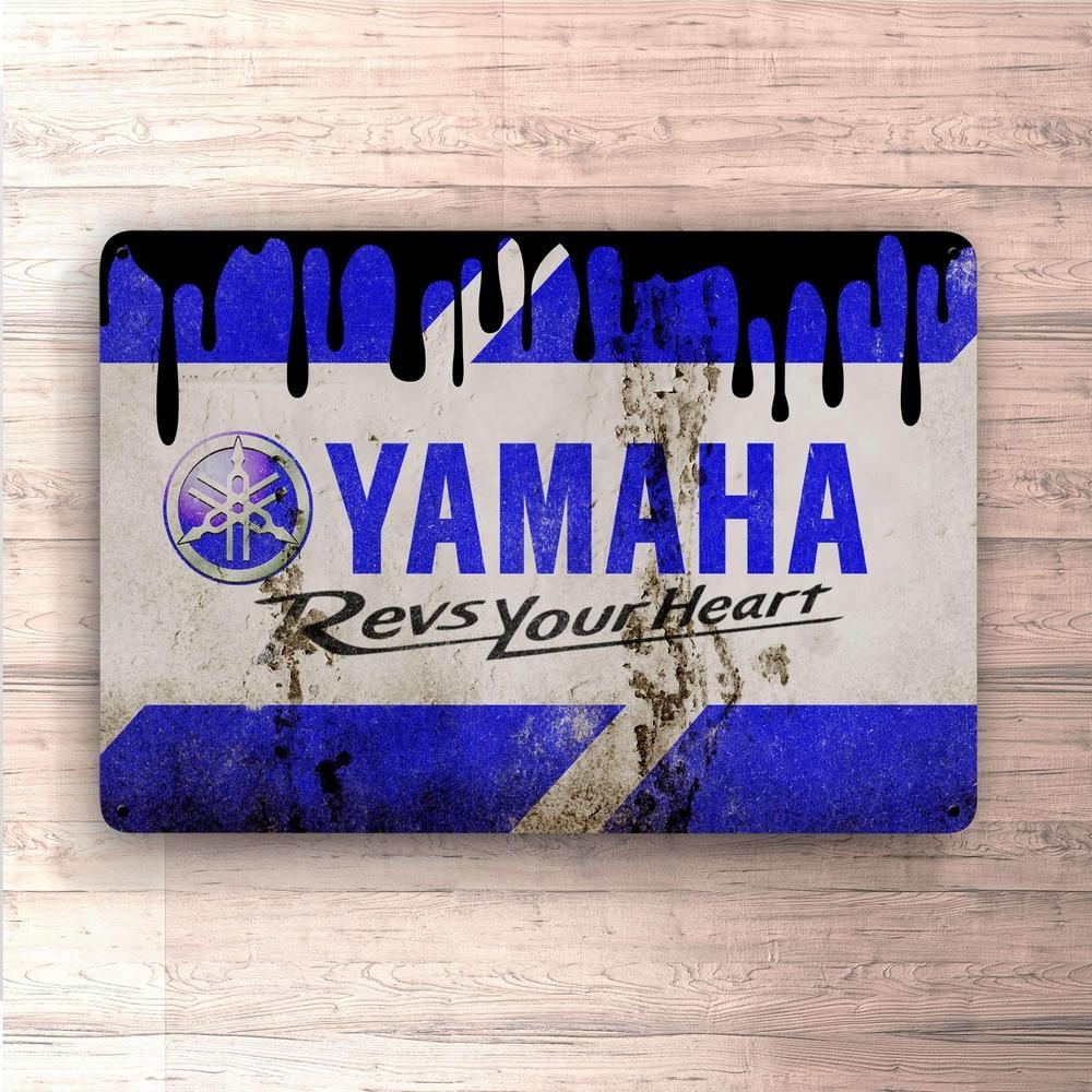 Yamaha Skilte, Musemåtte, Dørmåtte-Skilte-Yamaha-Garage Culture Shop- garage - man cave - merchandise