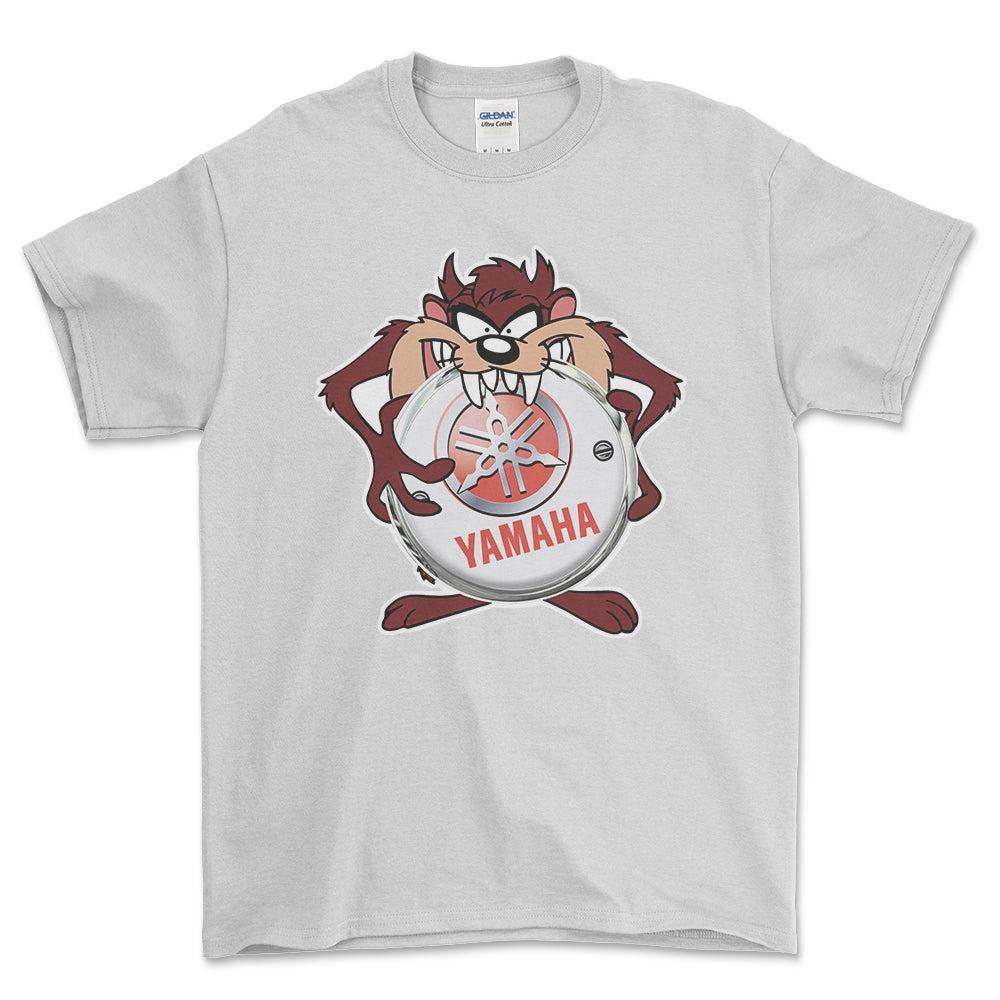 Yamaha TAZ Unisex T-Shirt , Bomuld-Beklædning-Yamaha-Hvid-S-Forside-Garage Culture Shop- garage - man cave - merchandise