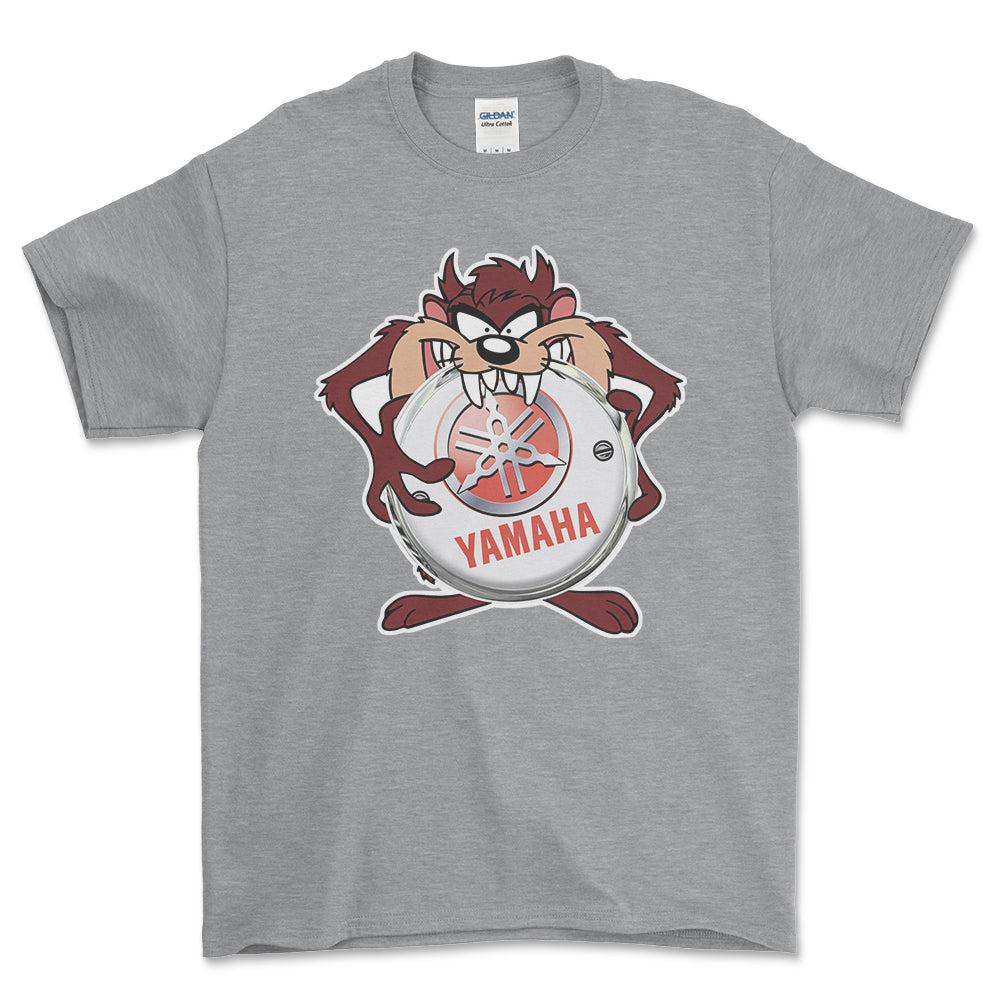 Yamaha TAZ Unisex T-Shirt , Bomuld-Beklædning-Yamaha-Grå Sport-S-Forside-Garage Culture Shop- garage - man cave - merchandise
