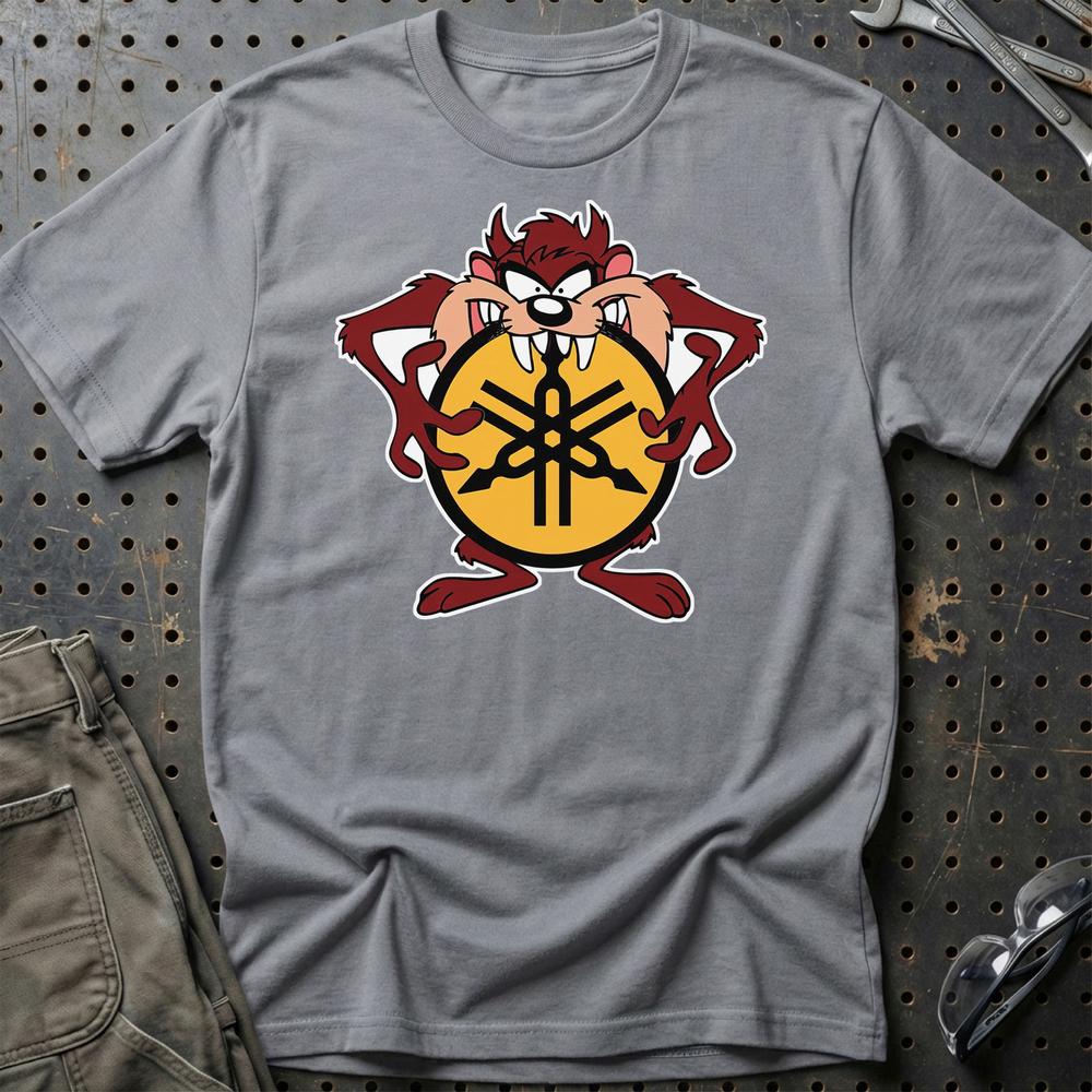 Yamaha TAZ Unisex T-Shirt , Bomuld-Beklædning-Yamaha-Grå Sport-S-Garage Culture Shop- garage - man cave - merchandise