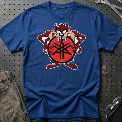 Yamaha TAZ Unisex T-Shirt , Bomuld-Beklædning-Yamaha-Blå Royal-S-Garage Culture Shop- garage - man cave - merchandise