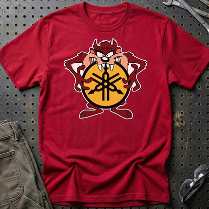 Yamaha TAZ Unisex T-Shirt , Bomuld-Beklædning-Yamaha-Rød-S-Garage Culture Shop- garage - man cave - merchandise