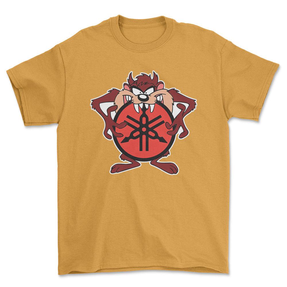 Yamaha TAZ Unisex T-Shirt , Bomuld-Beklædning-Yamaha-Guld-S-Forside-Garage Culture Shop- garage - man cave - merchandise