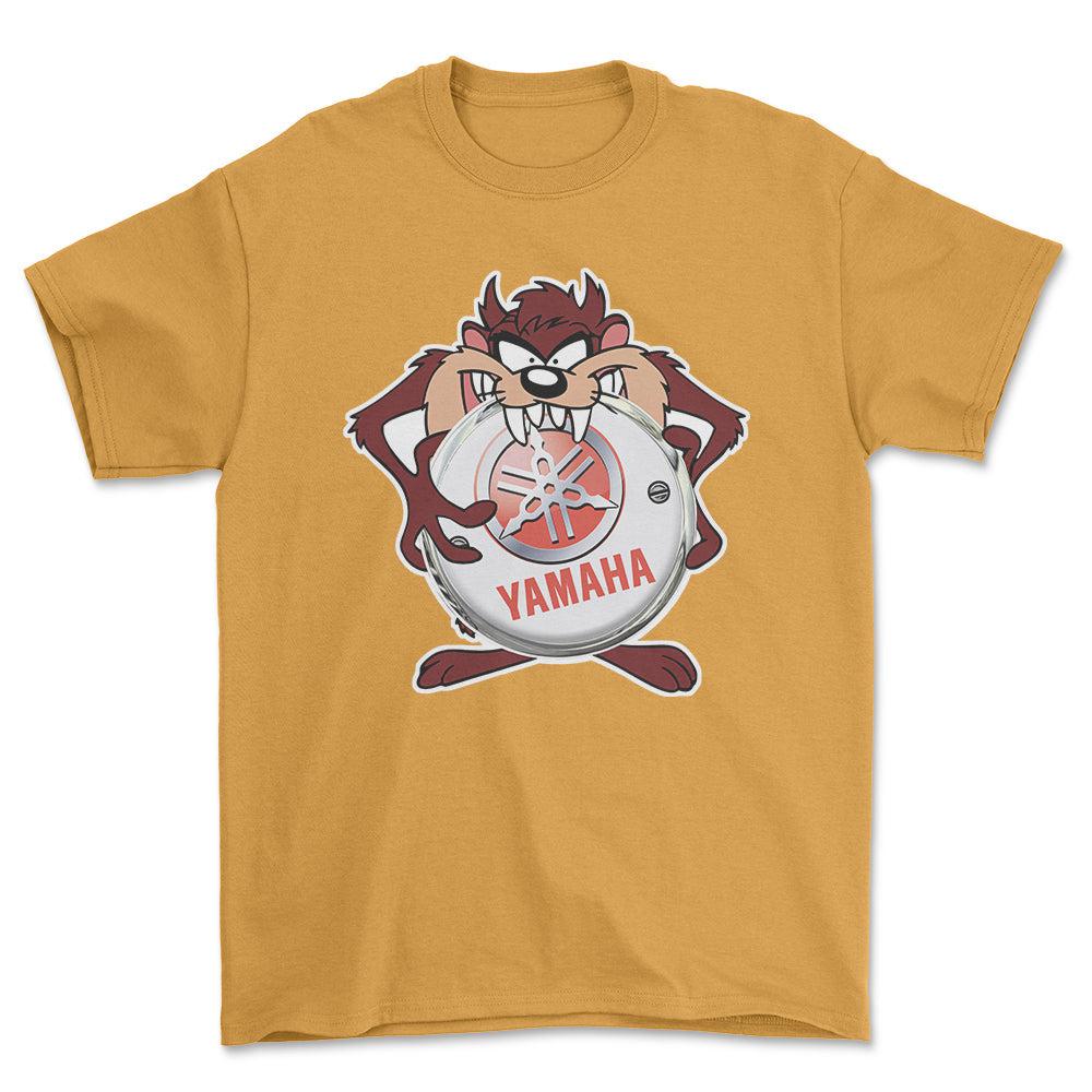Yamaha TAZ Unisex T-Shirt , Bomuld-Beklædning-Yamaha-Guld-S-Forside-Garage Culture Shop- garage - man cave - merchandise