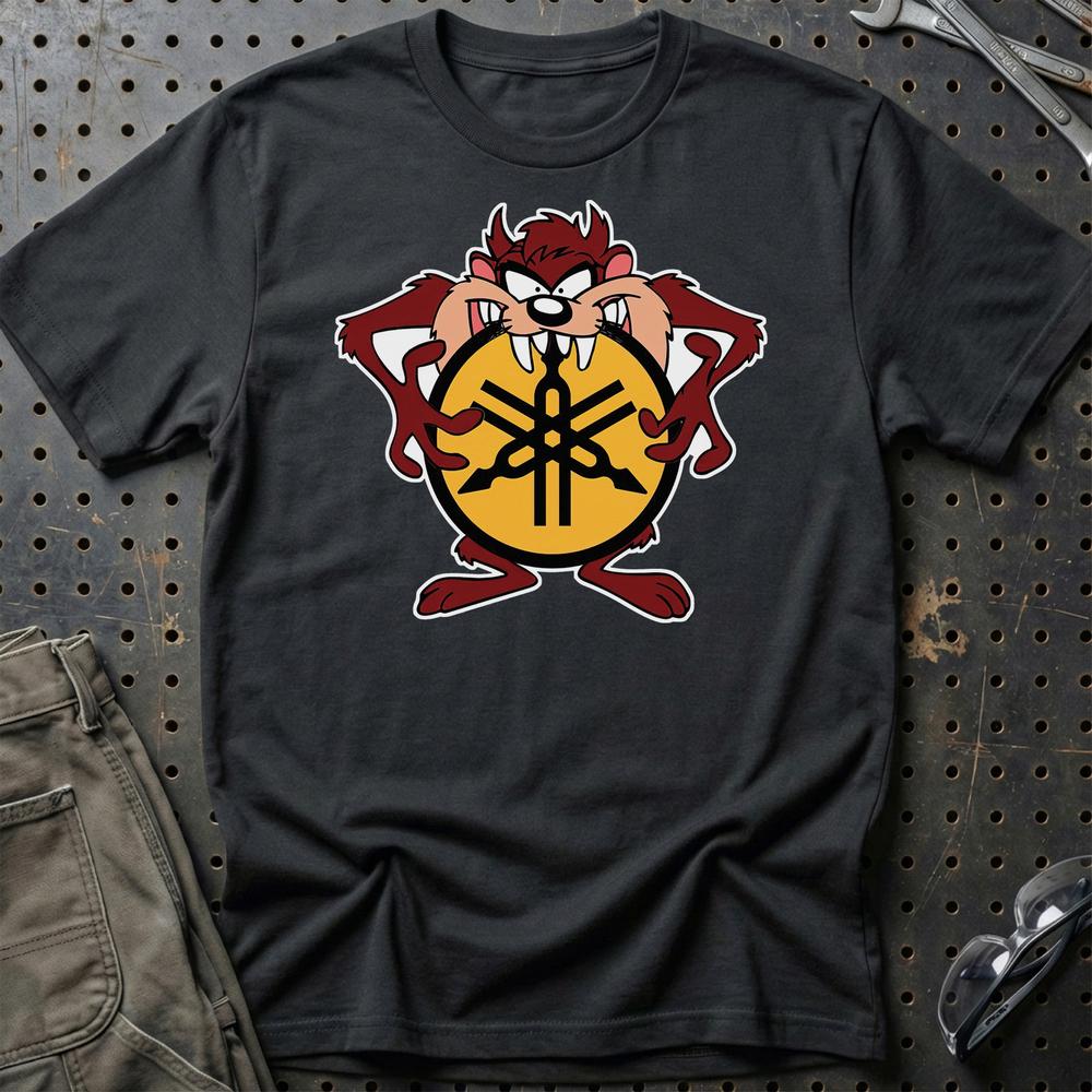 Yamaha TAZ Unisex T-Shirt , Bomuld-Beklædning-Yamaha-Sort-S-Garage Culture Shop- garage - man cave - merchandise