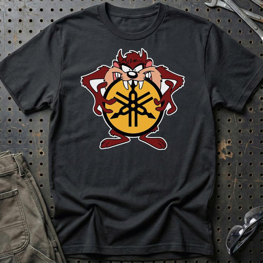 Yamaha TAZ Unisex T-Shirt , Bomuld-Beklædning-Yamaha-Sort-S-Garage Culture Shop- garage - man cave - merchandise
