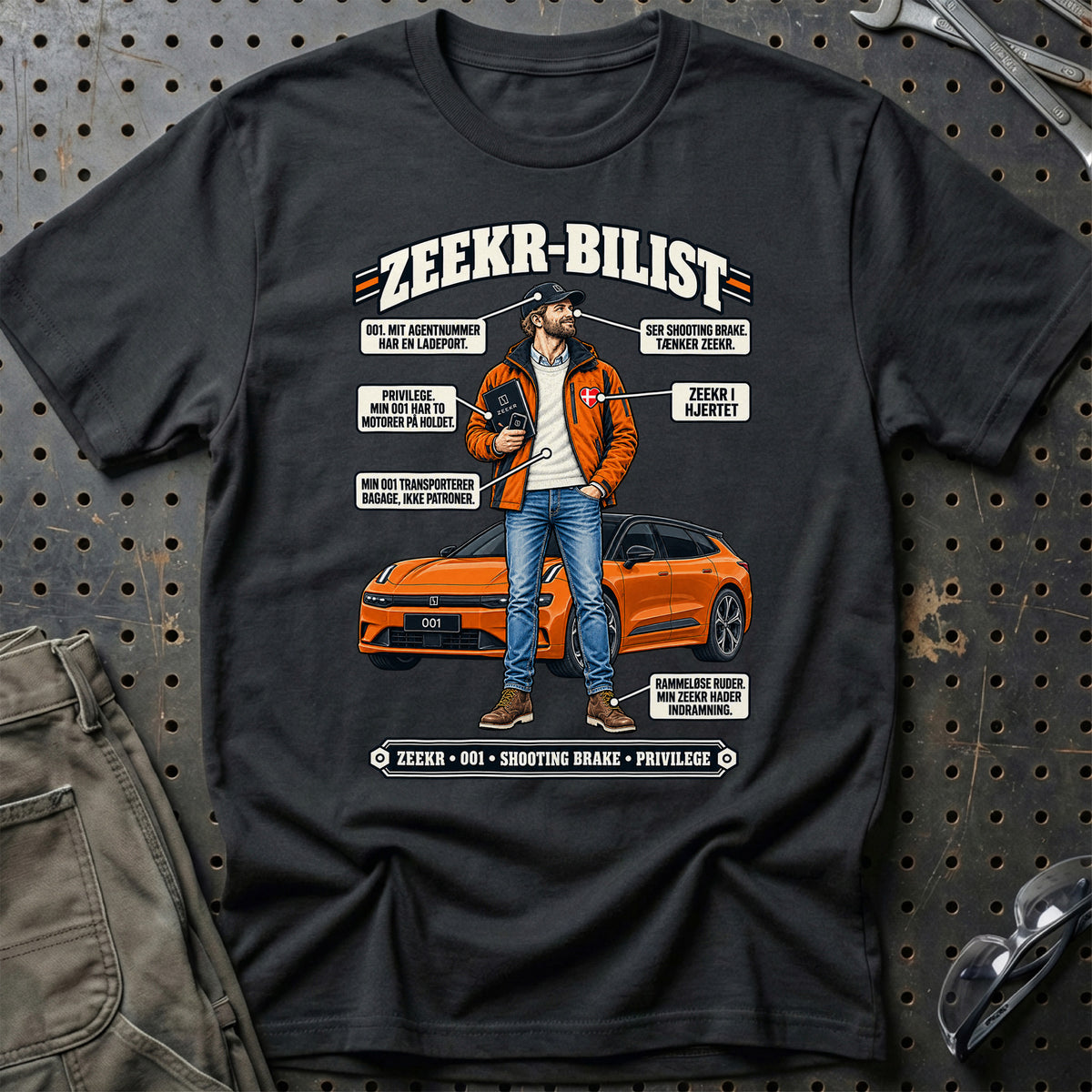 
Zeekr-Bilist T-Shirt – Sort