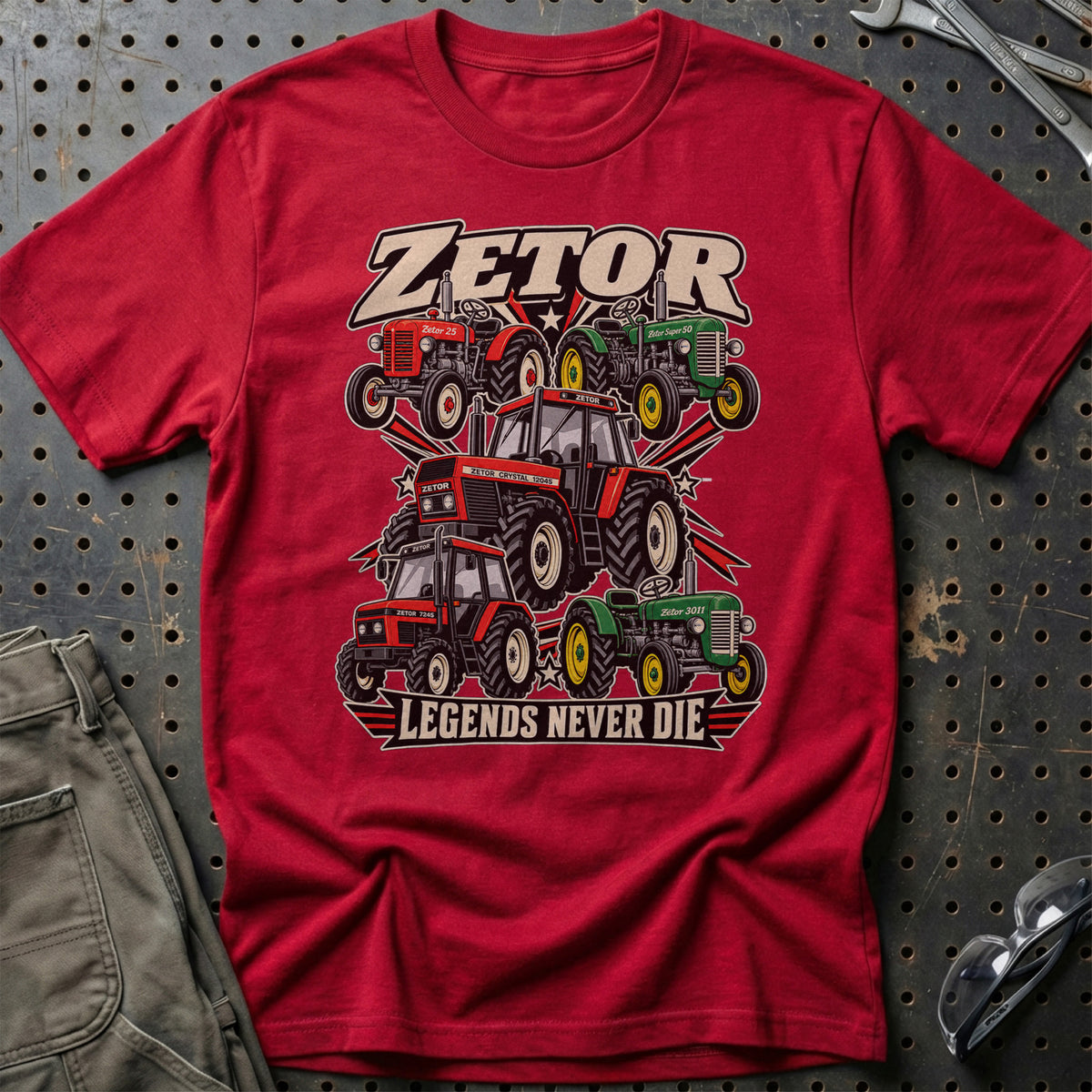 
Produktbillede af Zetor Legends Never Die T-Shirt