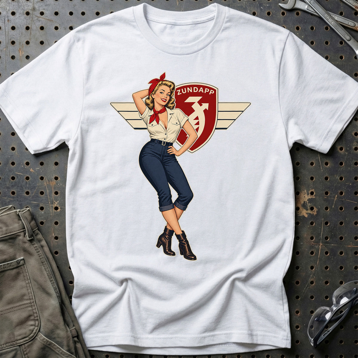 
Produktbillede af Zündapp Retro Pinup T-Shirt