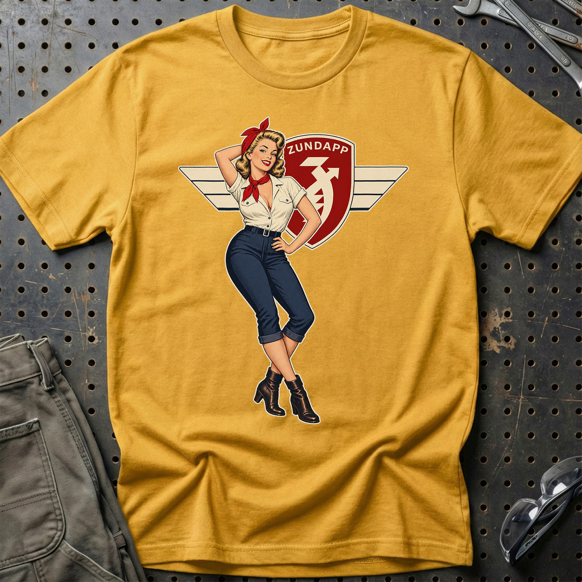 
Produktbillede af Zündapp Retro Pinup T-Shirt