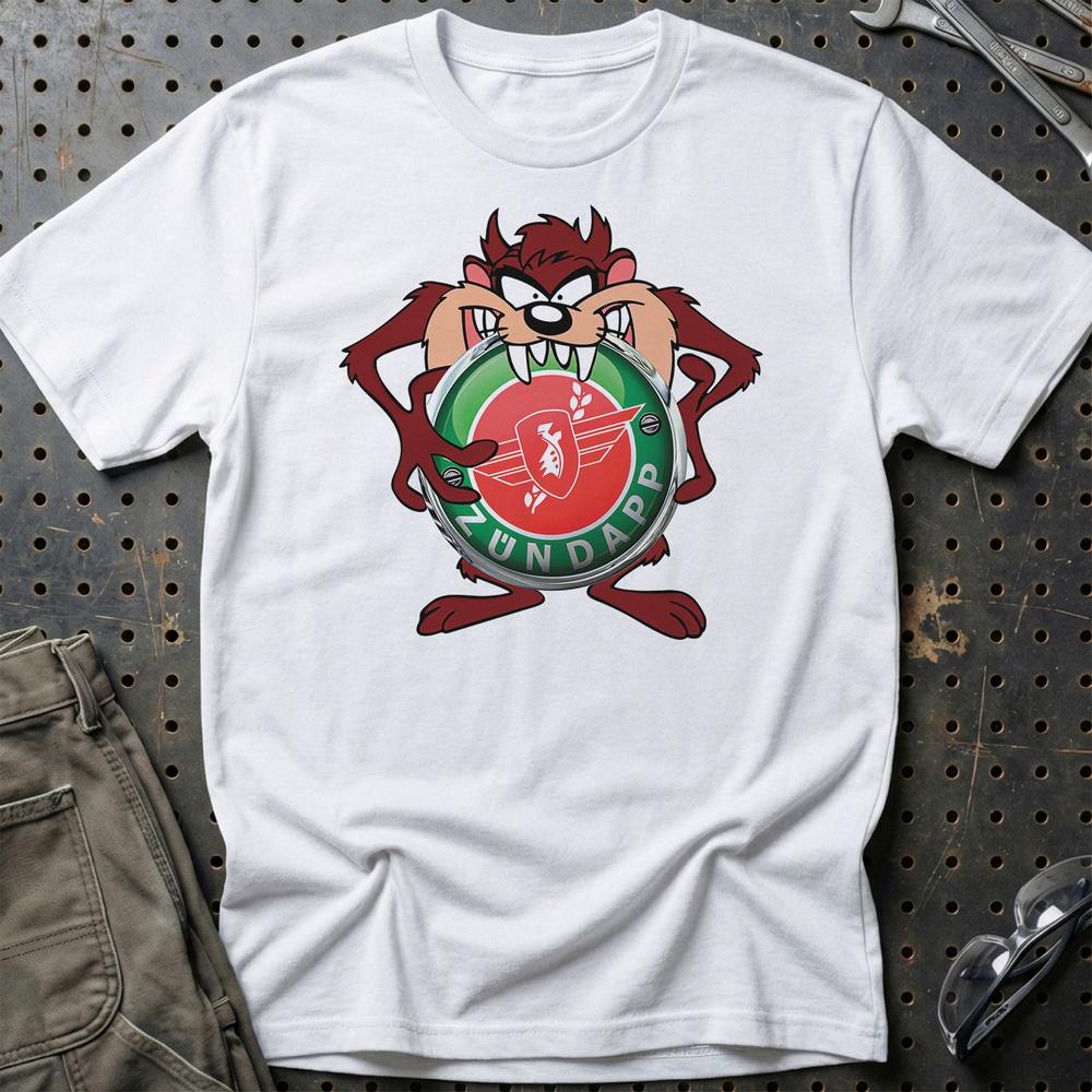Zundapp TAZ T-Shirt-Beklædning-Zundapp-Hvid-S-Garage Culture Shop- garage - man cave - merchandise