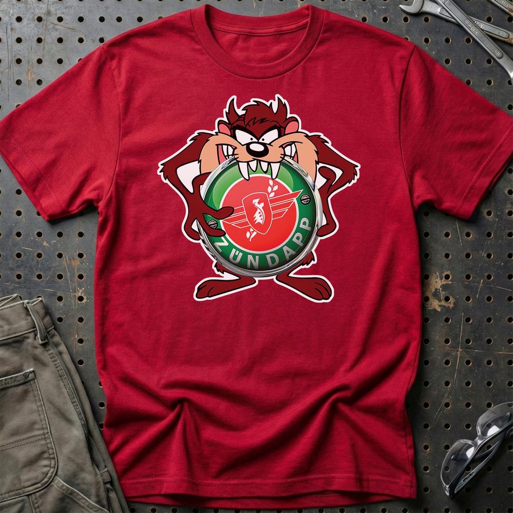 Zundapp TAZ T-Shirt-Beklædning-Zundapp-Rød-S-Garage Culture Shop- garage - man cave - merchandise