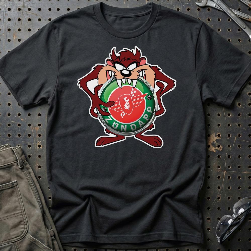 Zundapp TAZ T-Shirt-Beklædning-Zundapp-Sort-S-Garage Culture Shop- garage - man cave - merchandise