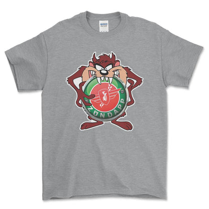 Zundapp TAZ Unisex T-Shirt , Bomuld-Beklædning-Zundapp-Grå Sport-S-Forside-Garage Culture Shop- garage - man cave - merchandise
