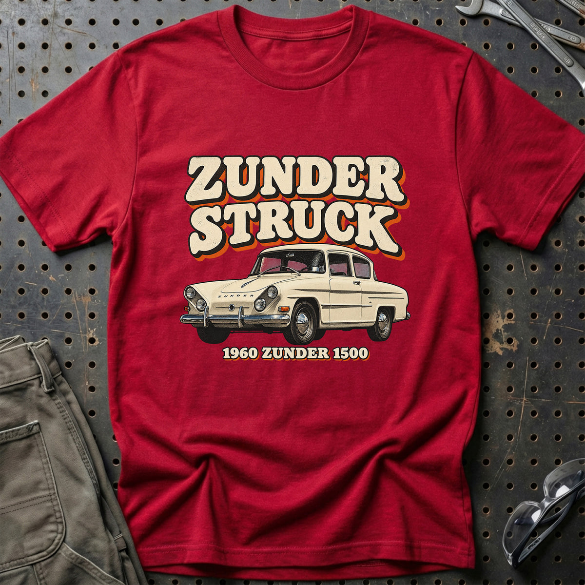 
Zunder 1500 1960 – Zunder Struck T-Shirt – Rød