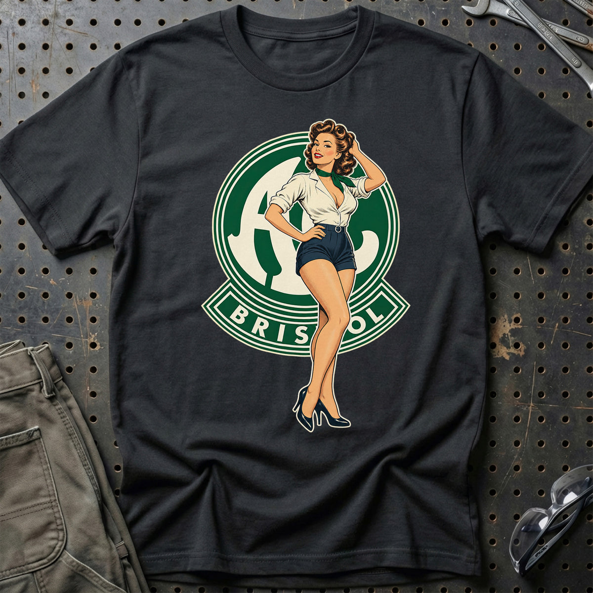 AC Retro Pinup T-Shirt – Sort