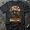 
Aircon musik og luftsæde hvem har brug for en limousine – Illustration – Unisex T-Shirt – Sort