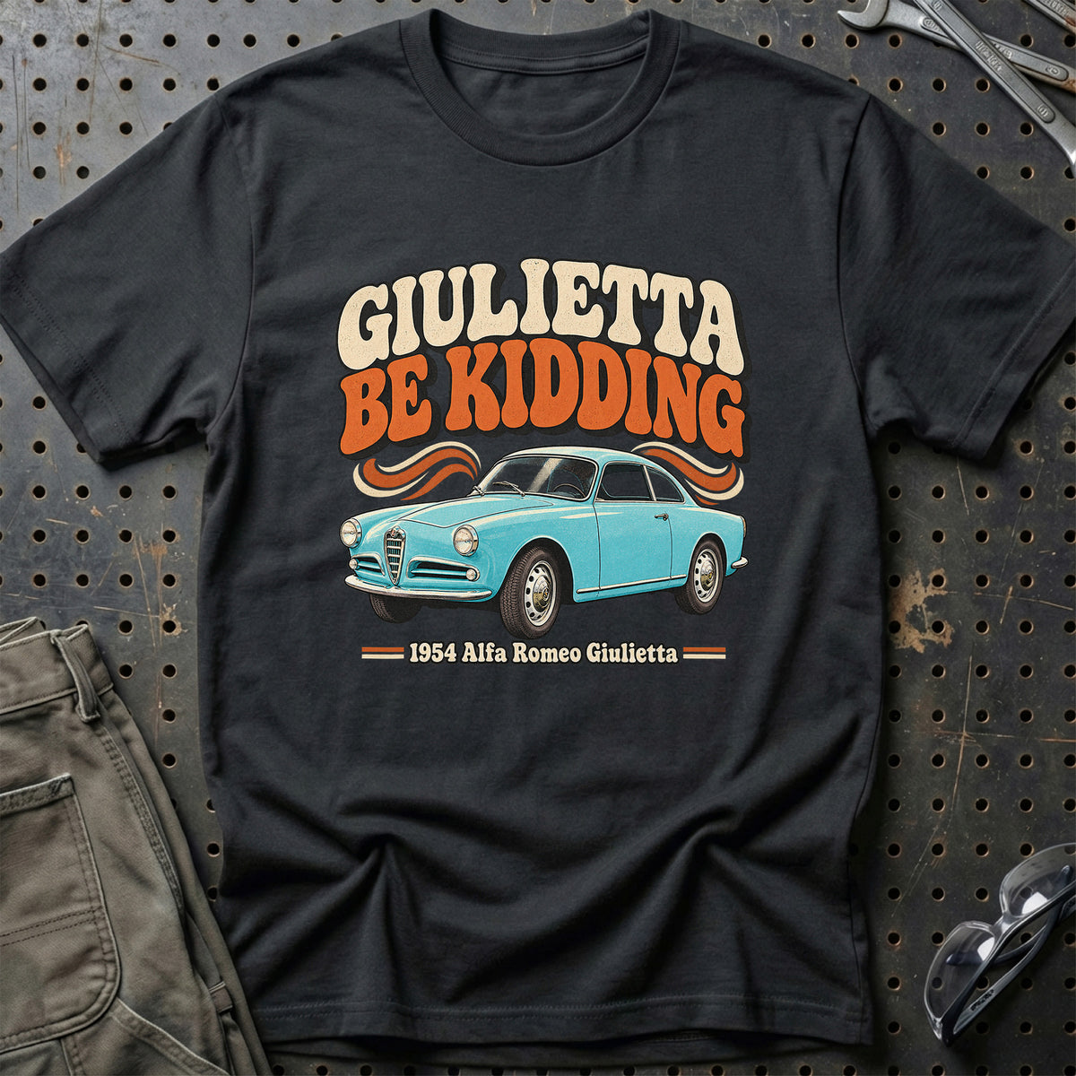 
Alfa Romeo Giulietta 1954 – Giulietta Be Kidding T-Shirt – Sort