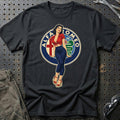 Alfa Romeo Retro Pinup T-Shirt – Sort
