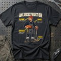 Anlægsstruktør – Anatomi T-Shirt – Sort