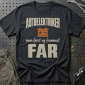 Autoelektriker – Men Først Og Fremmest Far T-Shirt – Sort