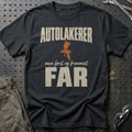 Autolakerer – Men Først Og Fremmest Far T-Shirt – Sort