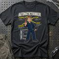 Automatiktekniker – Anatomi T-Shirt – Sort
