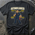 Automekaniker – Anatomi T-Shirt – Sort