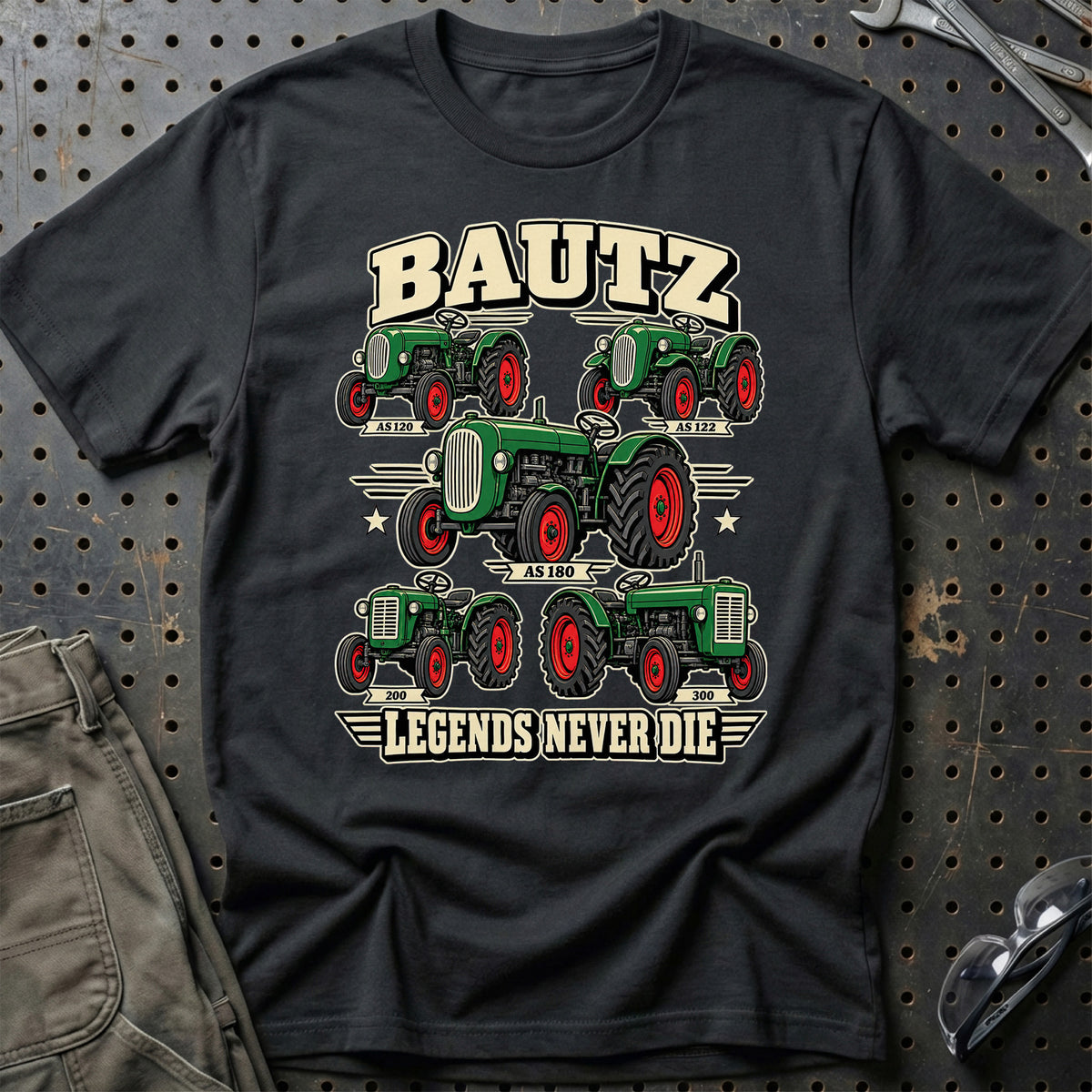 Bautz Legends Never Die T-Shirt – Sort