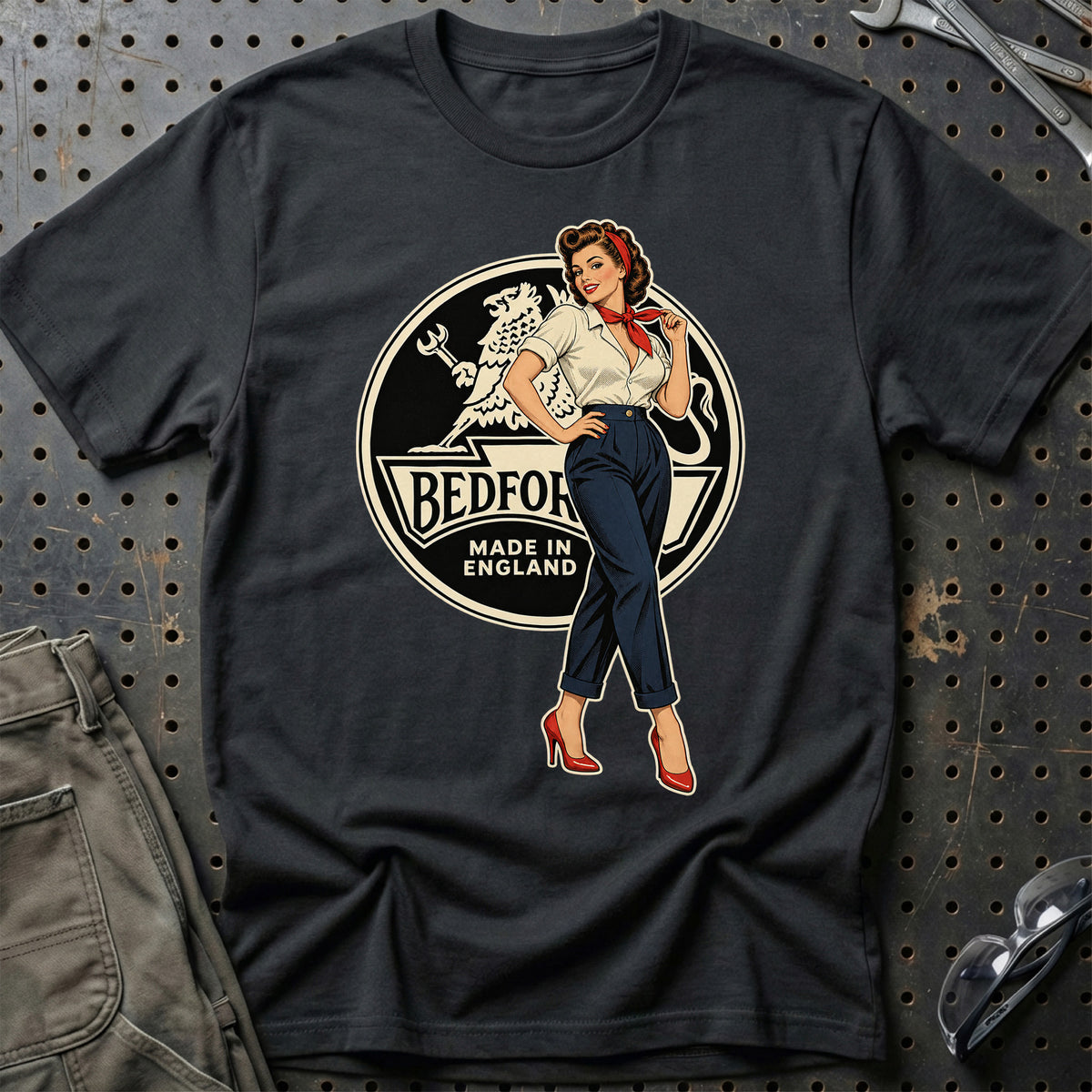 Bedford Retro Pinup T-Shirt – Sort