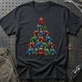 Belarus Juletræ T-Shirt – Sort