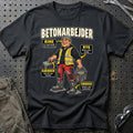Betonarbejder – Anatomi T-Shirt – Sort