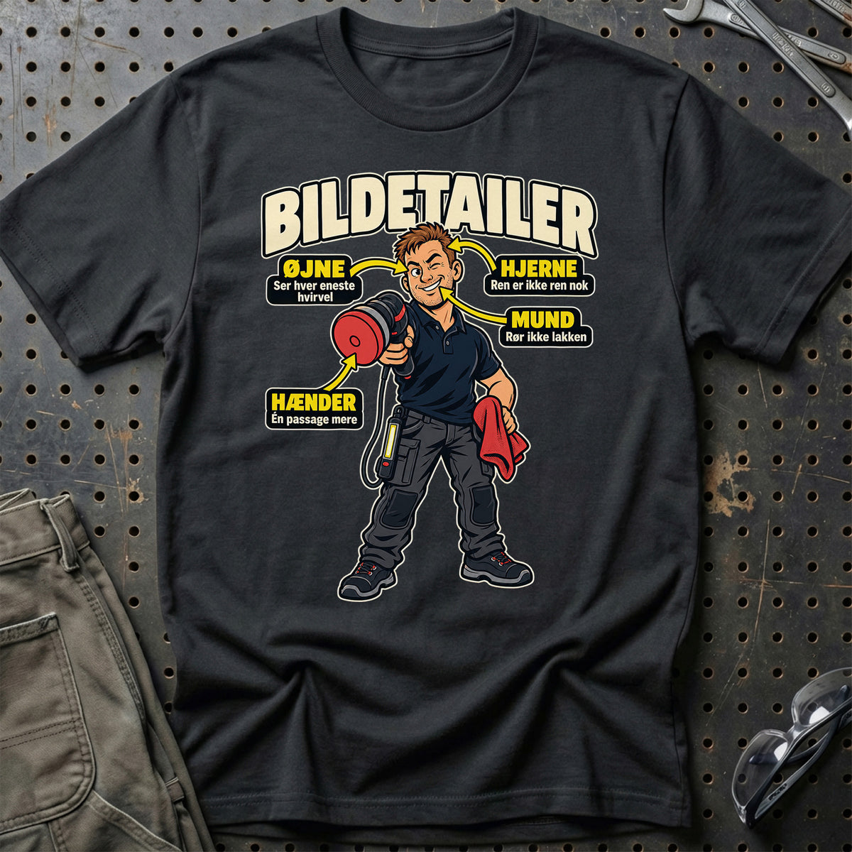 Bildetailer – Anatomi T-Shirt – Sort