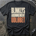 Blinklys Abonnement Udløbet T-Shirt – Sort