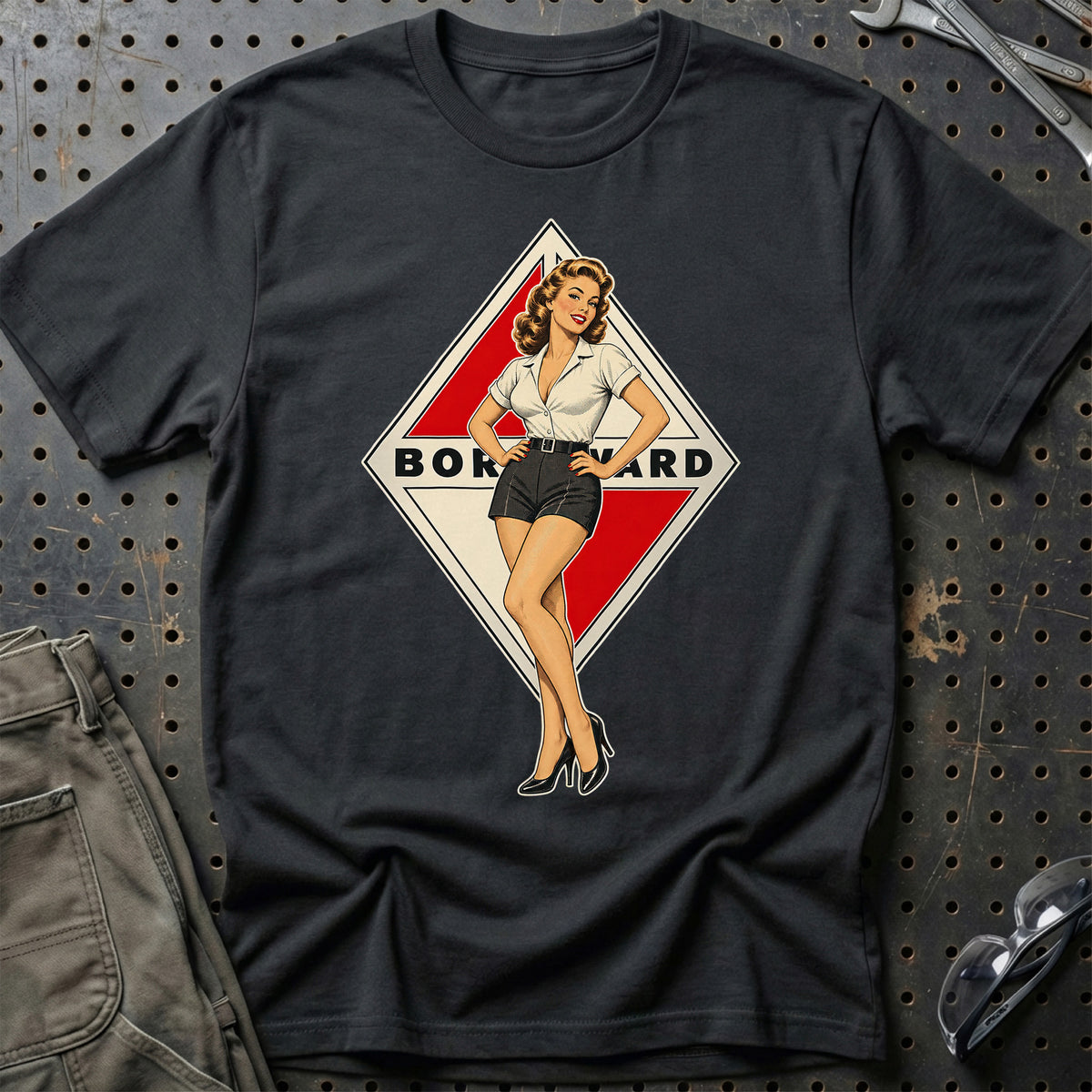 Borgward Retro Pinup T-Shirt – Sort