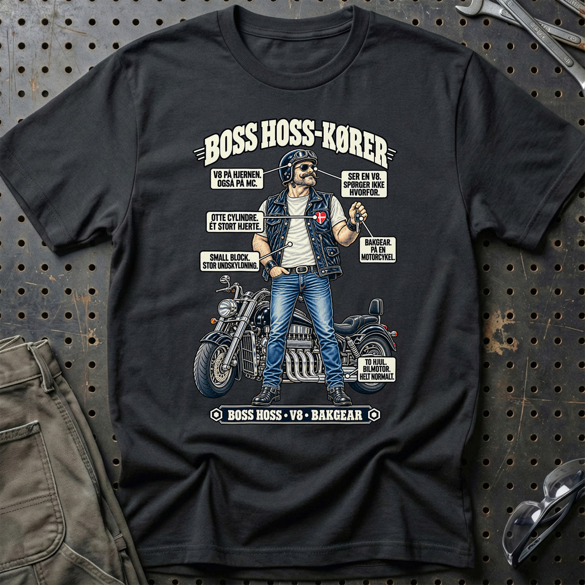 
Boss Hoss-Kører T-Shirt – Sort