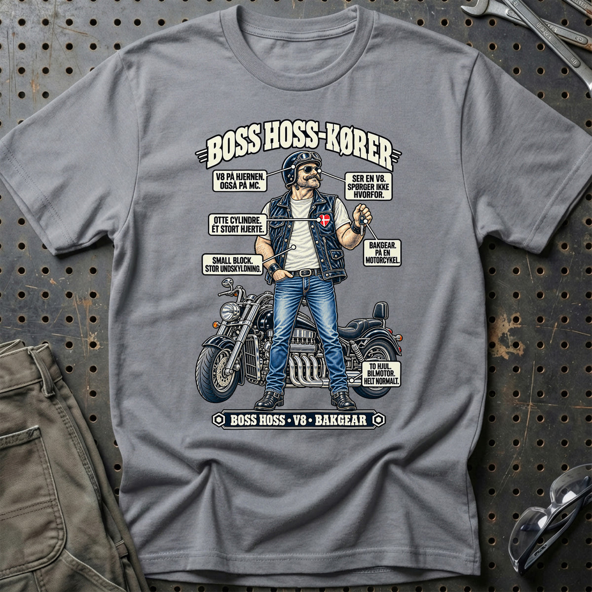 
Boss Hoss-Kører T-Shirt – Grå Sport