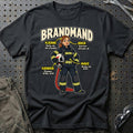 Brandmand – Anatomi T-Shirt – Sort