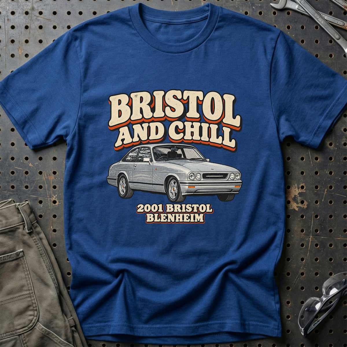 
Bristol Blenheim 2001 – Bristol and Chill T-Shirt – Blå Royal