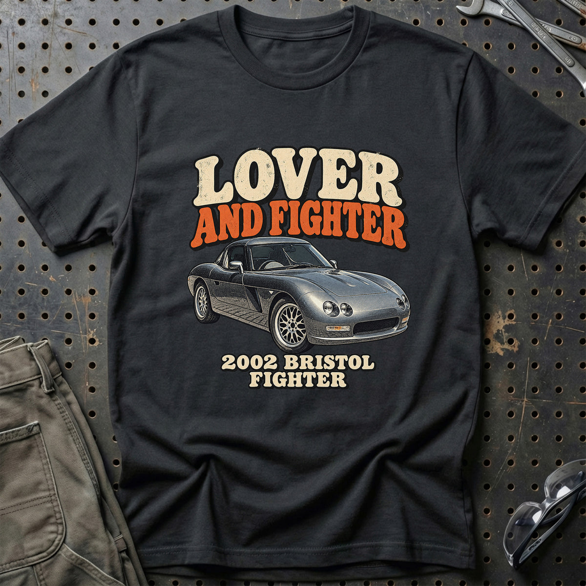 
Bristol Fighter 2002 – Lover and Fighter T-Shirt – Sort