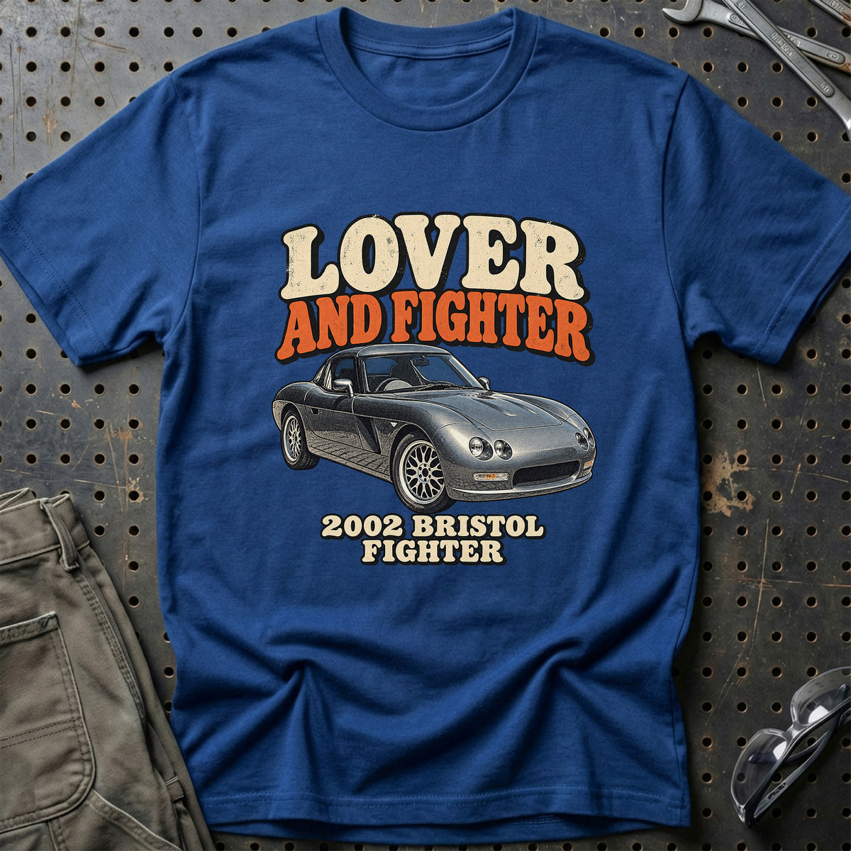 
Bristol Fighter 2002 – Lover and Fighter T-Shirt – Blå Royal