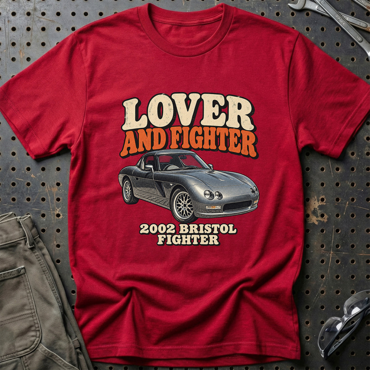 
Bristol Fighter 2002 – Lover and Fighter T-Shirt – Rød