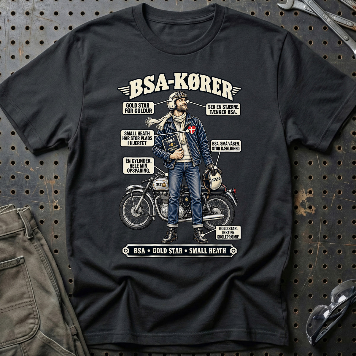 
BSA-Kører T-Shirt – Sort
