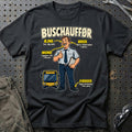 Buschauffør – Anatomi T-Shirt – Sort