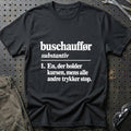 
Buschauffør – Definition T-Shirt – Sort