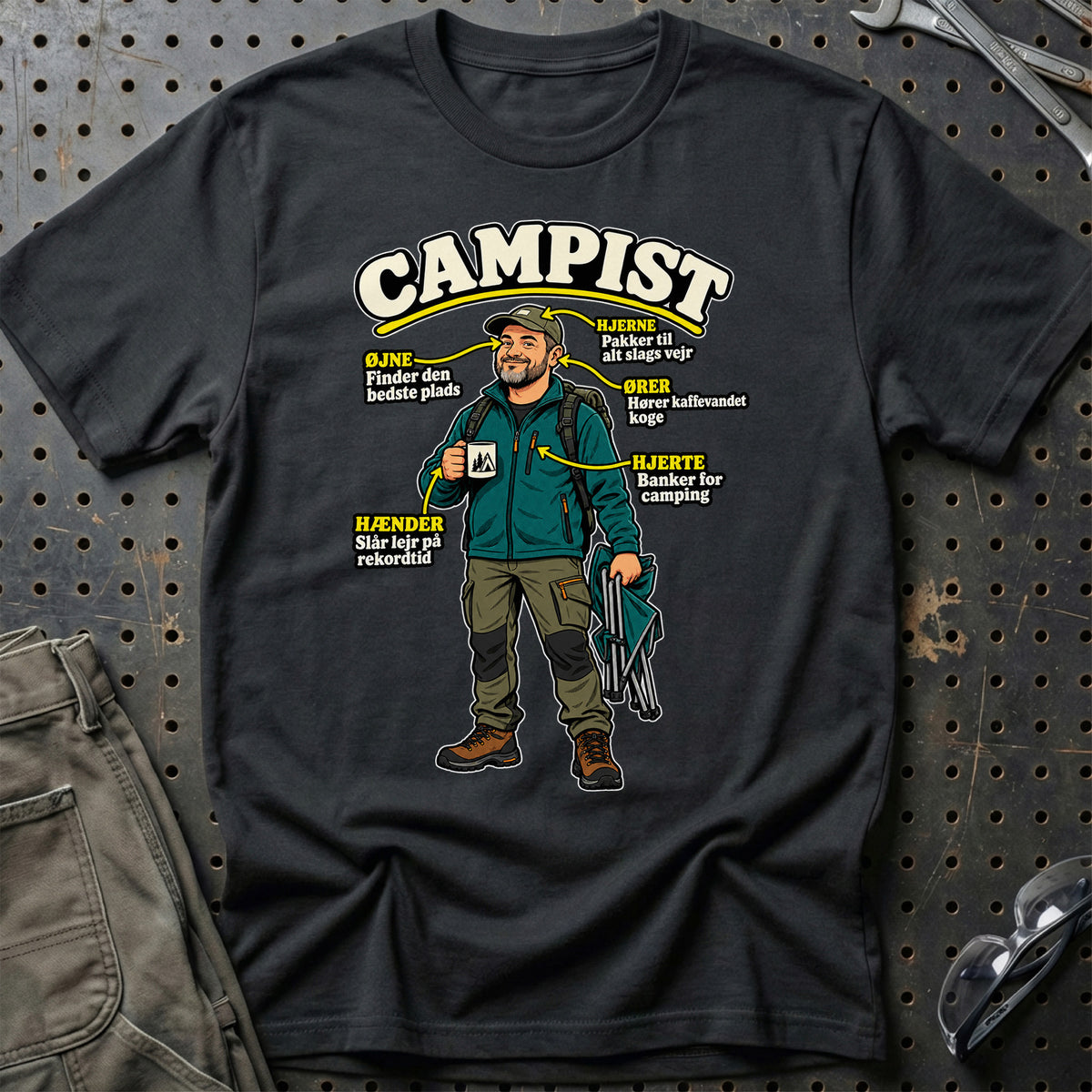 
Campist – Anatomi – Mand – Unisex T-Shirt – Sort